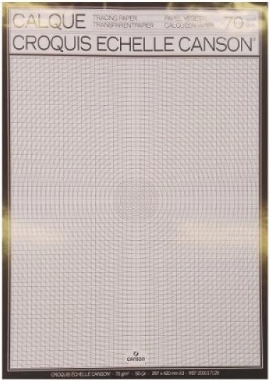 Immagine prodotto Canson Blocco di carta trasparente, DIN A3, 70/75 g/m², 50 fogli (A3)