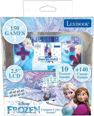 Immagine prodotto Lexibook JL2367FZ Disney Frozen La Regina dei Ghiacci ELSA Compact Cyber Arcade Console di gioco portatile, 1