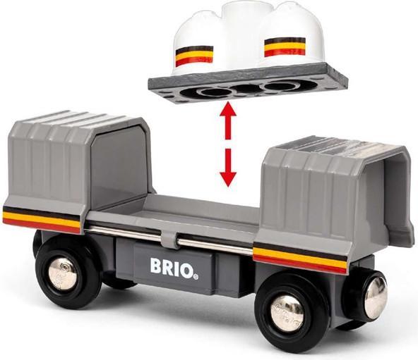 Produktbild Ravensburger BRIO World – 36089 Trains of the World Santa Fe Zug | Spielzeugzug für Kinder ab 3 Jahren