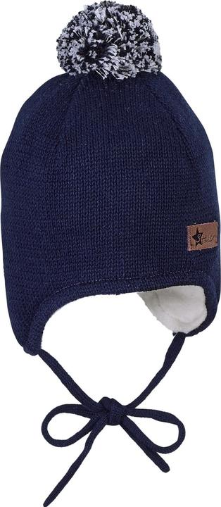 Produktbild Sterntaler Strickmütze Bommel Marine Gr. 43 (43)