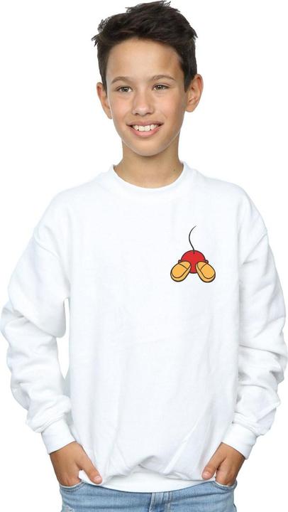 Actual product image Disney Boys Mickey Mouse Backside Breast Print Sweatshirt (152, 158)