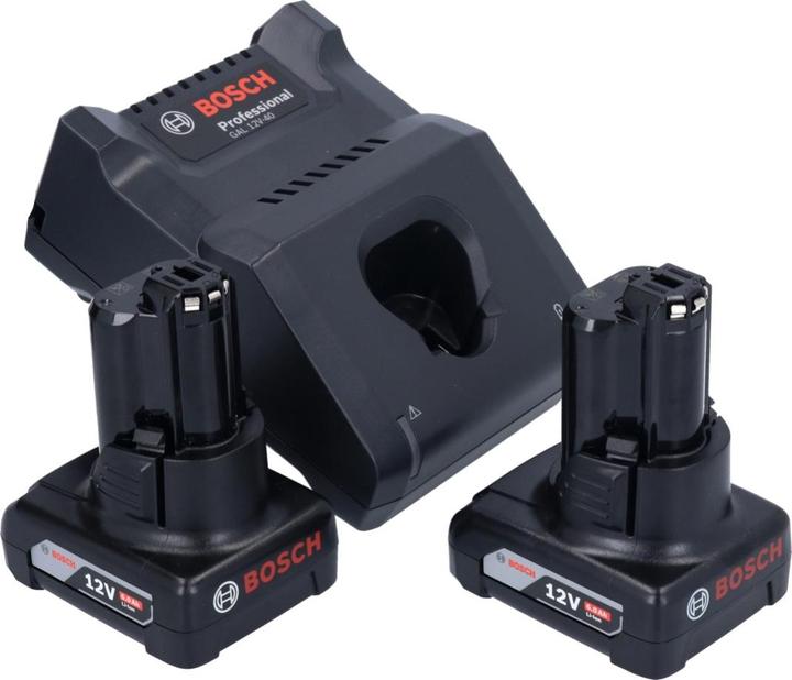 Actual product image Bosch Professional Bosch GSC 12V-13 Battery Sheet Metal Shears 12V with Hexagonal Key 12V + 2x Battery 6.0 Ah + Quick