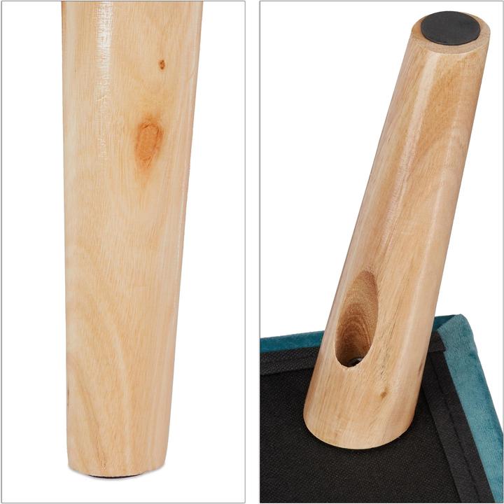 Produktbild Relaxdays Samthocker