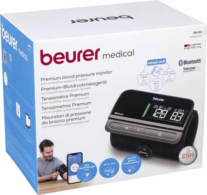 Produktbild Beurer BM 81 easyLock (Blutdruckmessgerät Oberarm)