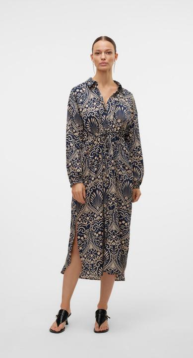 Produktbild Vero Moda VMVILJA Midikleid Hemdblusenkleid (M)