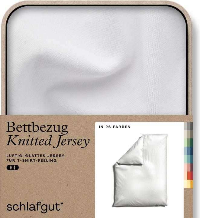 Image du produit schlafgut Knitted Jersey (Housse de couette, 140 x 200 cm)