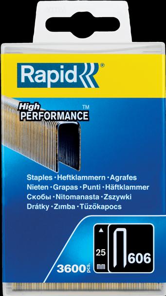 Energie-Label Rapid Typ 606 Schmalrückenklammern 25 mm