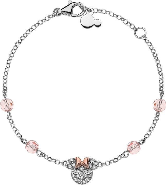 Immagine prodotto Disney Bracciale Minnie Mouse in argento BS00010TZWL-55 (14 cm, Argento 925)