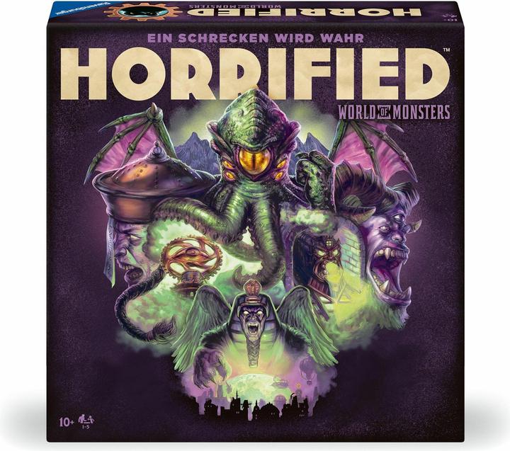 Image du produit Ravensburger 22892 - Horrified : World of Monsters - Jeu de plateau coopératif et immersif pour tous (Allemand)