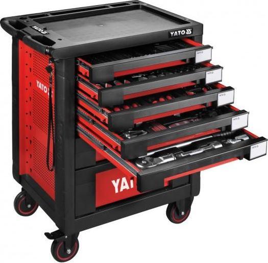 Yato WORKSHOP CABINET 7 DRAWERS + TOOLS 165 pcs. 55293