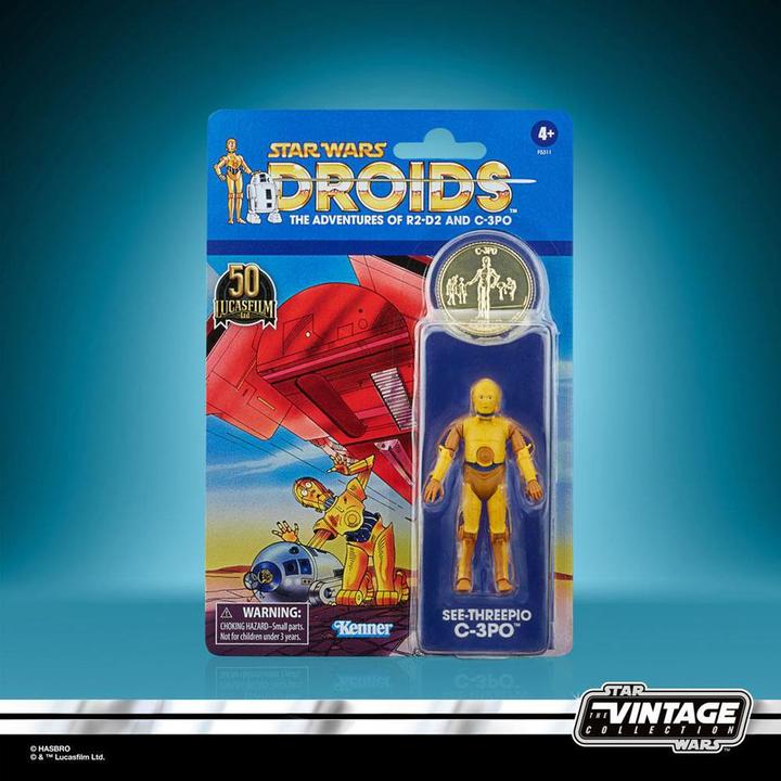 Produktbild Hasbro Star Wars: Droids Vintage Collection Actionfigur 2021 See-Threepio (C-3PO)