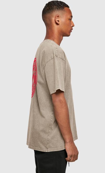 Immagine prodotto FC Bayern München Mia San Mia Red Acid Washed Heavy Oversize Tee - 111611 (L)