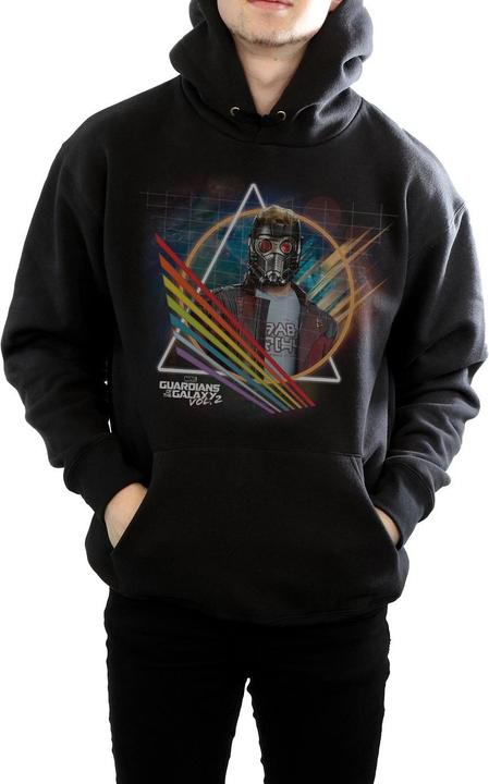 Image du produit - Sweat à capuche GUARDIANS OF THE GALAXY NEON STAR LORD MASKED - Homme (XL)