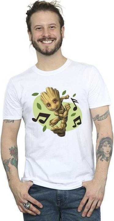Immagine prodotto Guardians Of The Galaxy Groot Musical Notes Maglietta Uomo (XL)