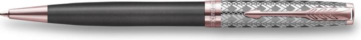Produktbild Parker Kugelschreiber Sonnet Prem. Metal & Grey P.G.C. sw M (Grau, Roségold, Metallisch, 1 x)