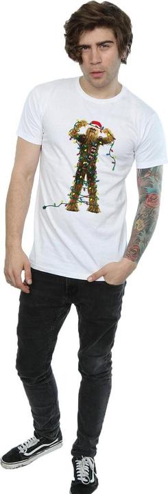 Produktbild Star Wars Chewbacca Christmas Lights TShirt (L)
