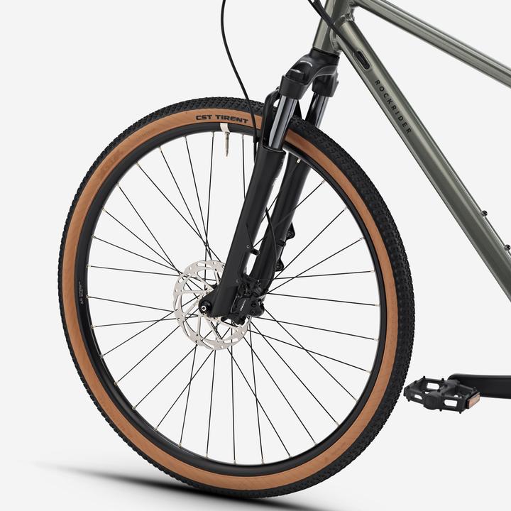 Actual product image Rockrider Trekkingrad 28 Zoll ACTV 500 HF grün