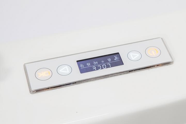 Produktbild Jet-Line Whirlpool VILLA SABRINA weiss 1,6x1,6 m Vollausstattung Wasserfall umlaufend (160 cm, 160000 cm)