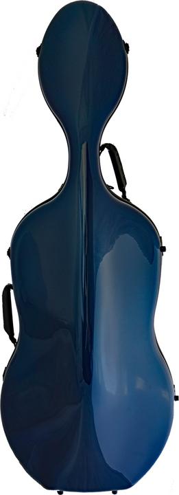 JML Etui pour violoncelle 4/4 bleu - 50% carbone (Violoncelle)