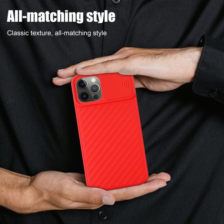 Immagine prodotto Cadorabo Cover in TPU con protezione della fotocamera (Apple iPhone 13 Pro Max)