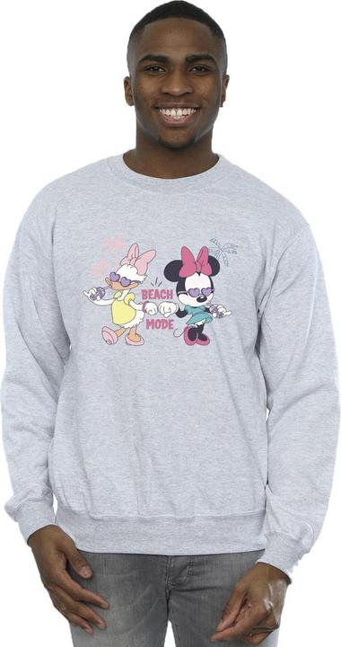 Actual product image Disney Mens Minnie Daisy Beach Mode Sweatshirt (XL)