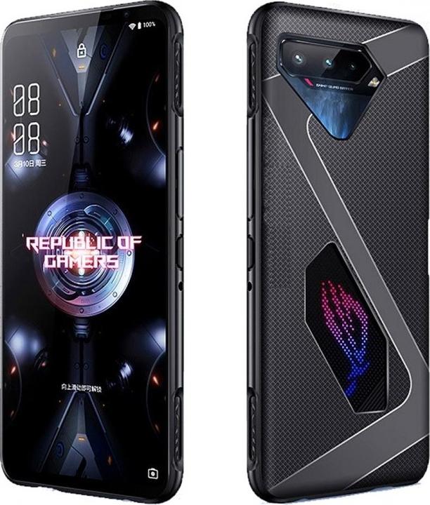 Productafbeelding Screenguard Asus ROG Phone 5 Stealth Hull TPU Hoesje (Asus ROG Phone 5)