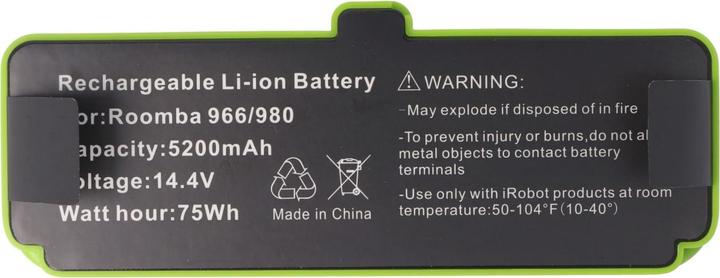 Image du produit No Name Batterie Roomba 500, 510, 530, 531, 532, 535, 536, 540, 550, 552, 560, 562, 570, 580, 595, 600