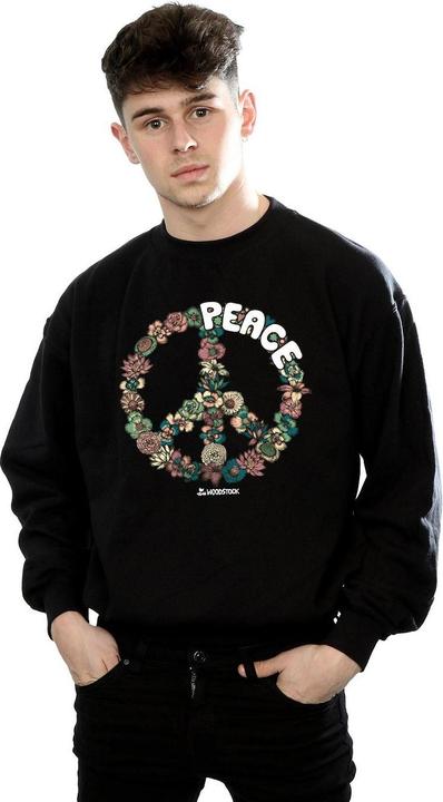 Immagine prodotto Woodstock Floral Peace Felpa Uomo (XL)