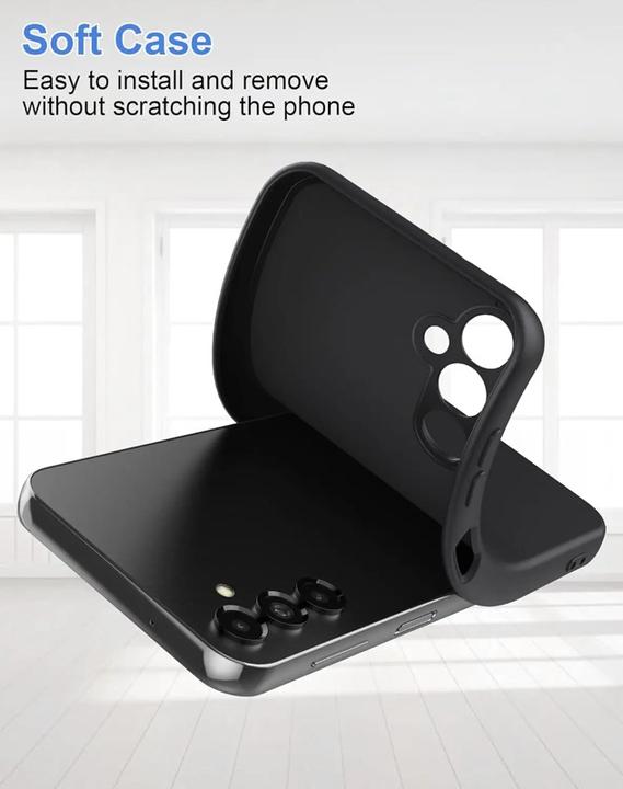 Produktbild RPD Samsung Galaxy S25 - Silikon Schutzhülle, schwarz (Samsung Galaxy S25)