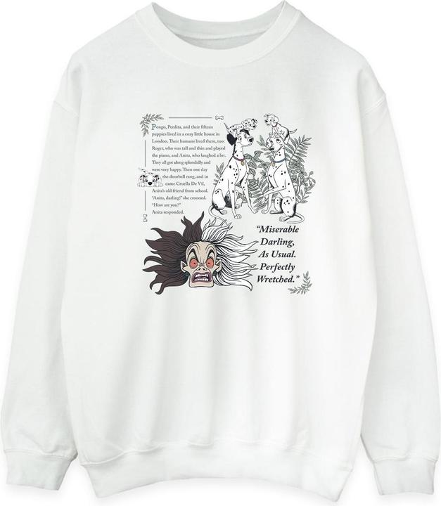Disney 101 Dalmatians Miserable Darling Sweatshirt (XXL)
