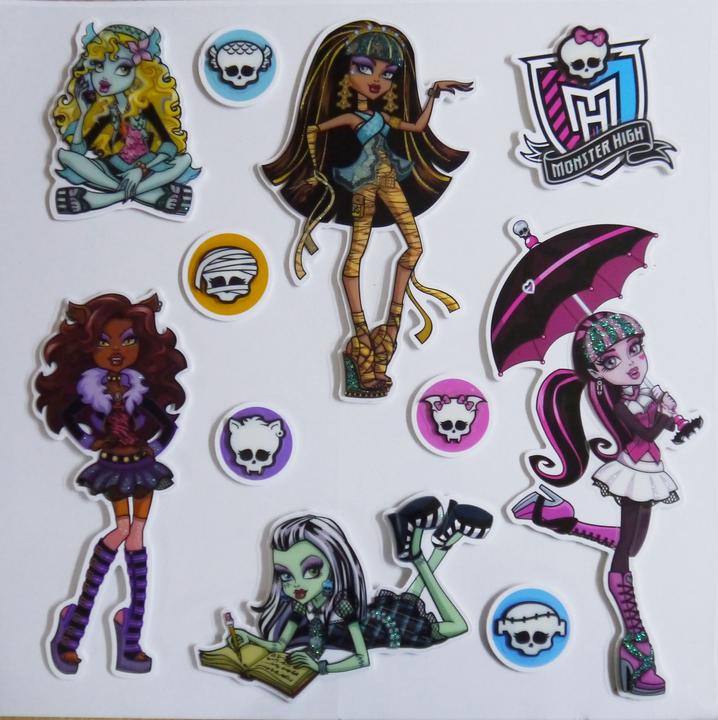 Actual product image Consalnet Sticker 3D Monster High (30 x 30 cm)
