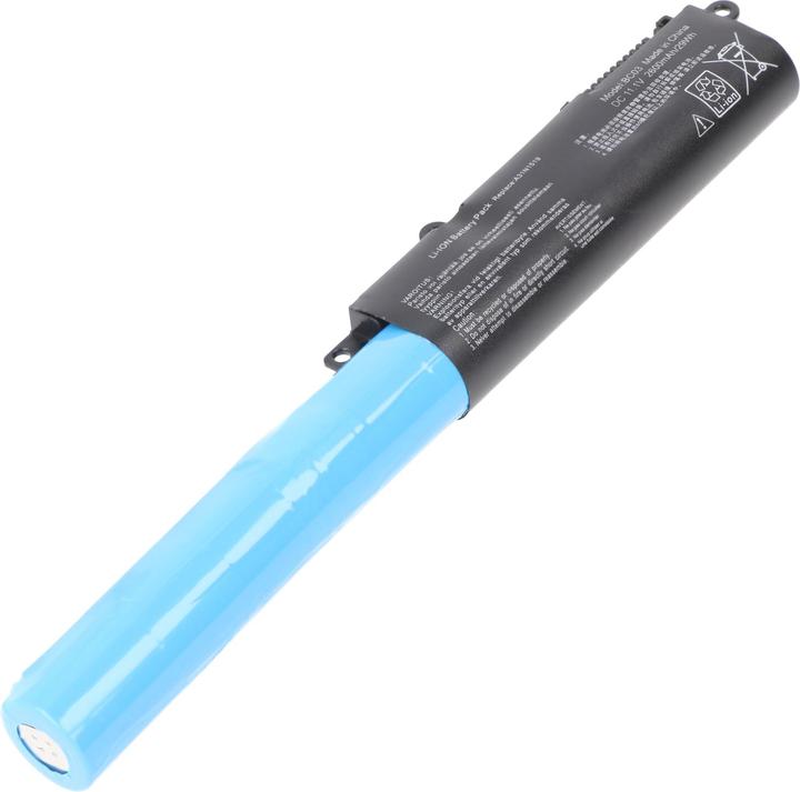 Actual product image AccuCell Battery suitable for ASUS X540, A31N1519, Li-Ion, 11,1V, 2600mAh, 28,9Wh, built-in, without tools (2600 mAh)