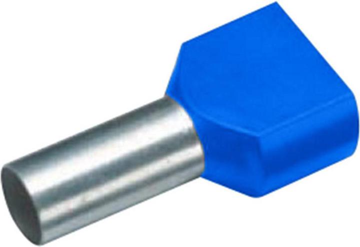 Immagine prodotto Cimco Ghiera terminale per filo doppio 2,5 mm² 13 mm Parzialmente isolato Blu 18 2446 100 pz.
