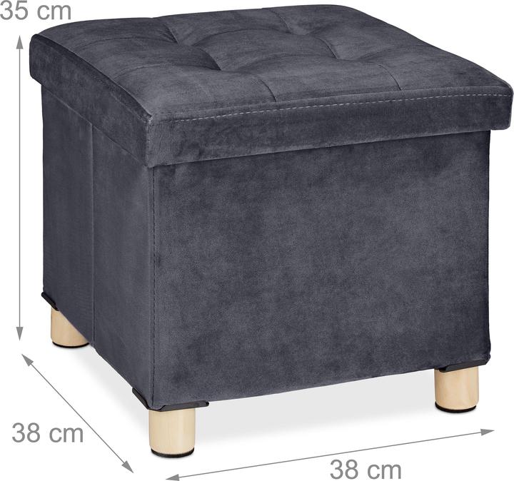 Immagine prodotto Relaxdays Pouf contenitore