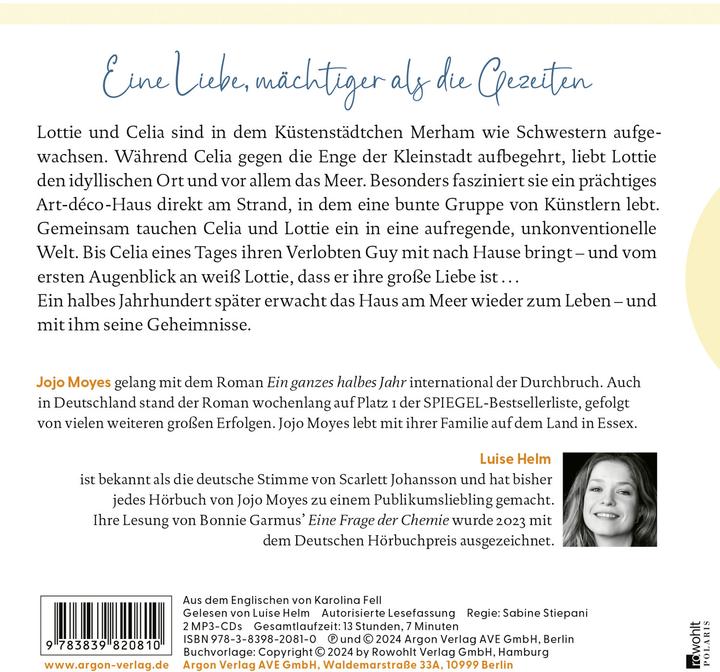 Produktbild Das Haus der Wiederkehr (Jojo Moyes, Karolina Fell, Luisa Helm, Deutsch)