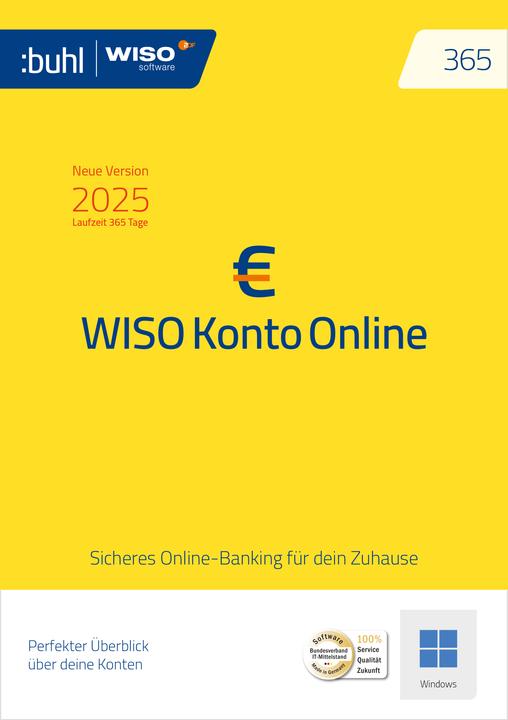 Actual product image Buhl Data Service WISO Account Online 365 2025 Download Code (1 User, 1 Devices/Users, 12 months)