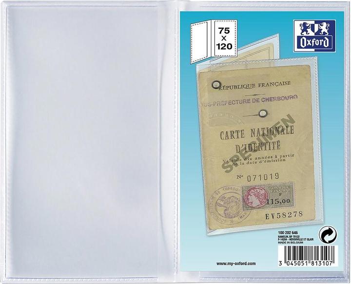 Image du produit Oxford Badge, PVC, 2x, 0,20 mm, 120 x 75 mm