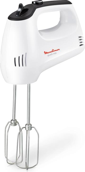 Actual product image Moulinex HM3101 Quick Mix Electric Whisk with Whips and Mixing Hooks, 300W (300 W)