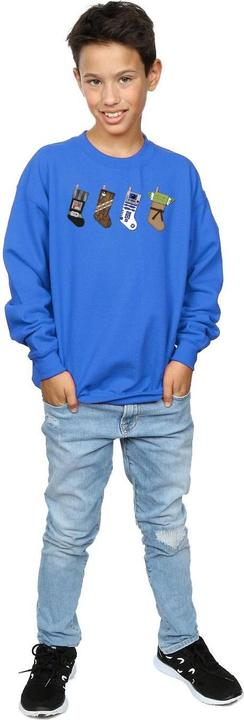 Actual product image Star Wars Boys Christmas Stockings Sweatshirt (128)