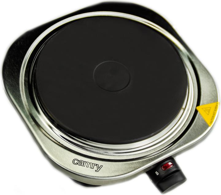 Produktbild Camry CR 6511 Black, Stainless steel Countertop Ceramic 2 zone(s)