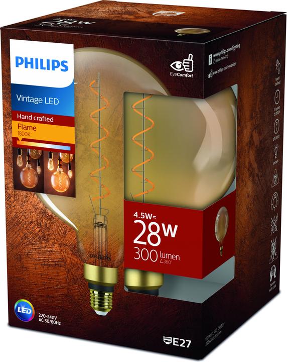 Actual product image Philips LED EyeComfort (E27, 4.50 W, 300 lm, 1 x, F)