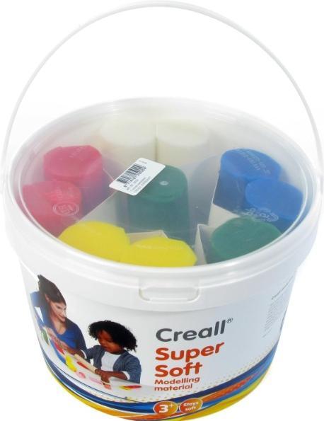 Actual product image Creall Supersoft Klei 5 kleuren, 1750gr.