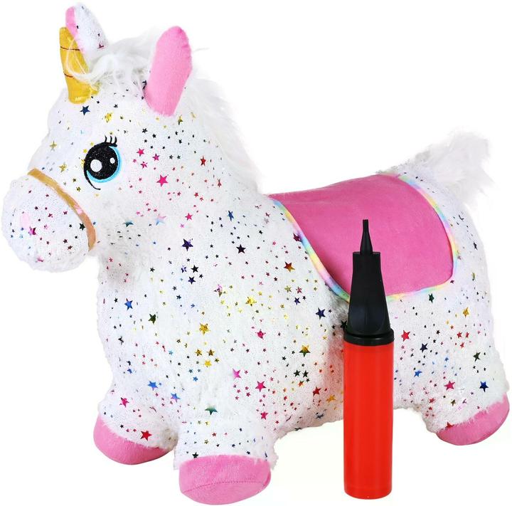 Actual product image Knorrtoys Bouncy animal unicorn colourful incl. air pump