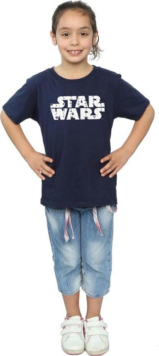 Immagine prodotto Star Wars Christmas Logo Maglietta Ragazze (140, 146)