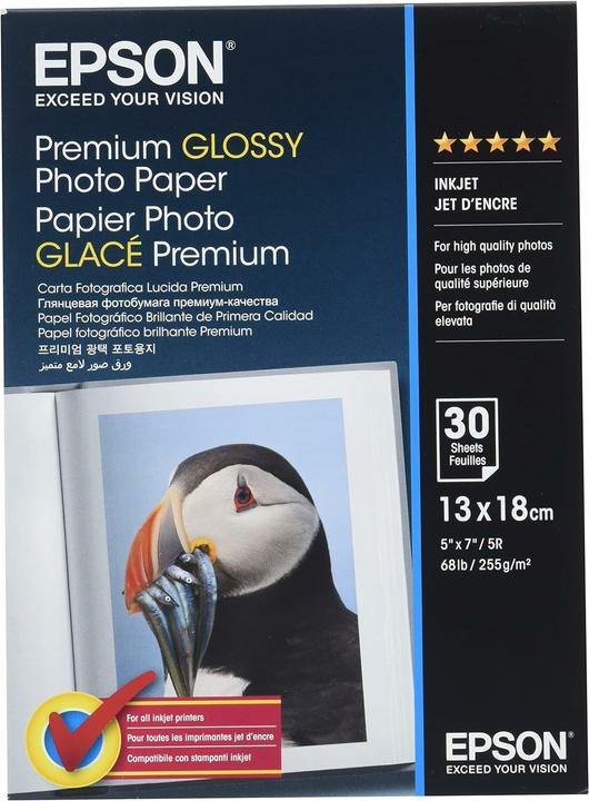 Actual product image Epson Premium Glossy (255 g/m², 13 x 18 cm, 30 x)