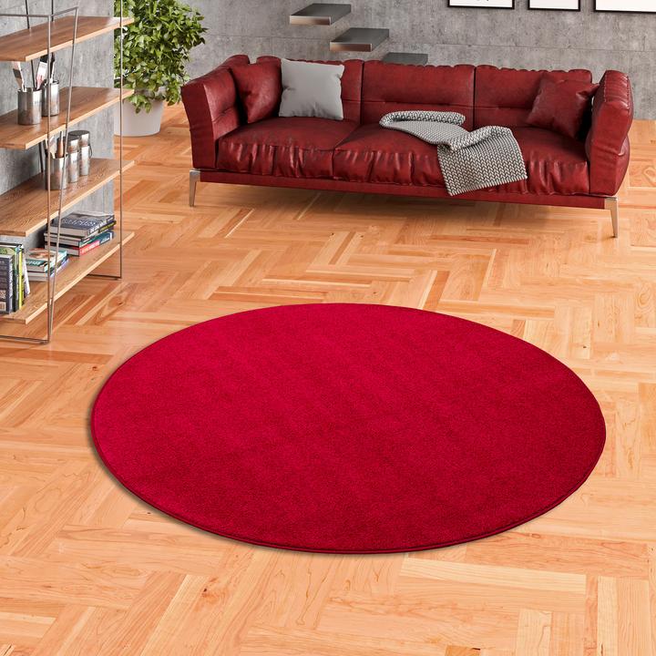 Produktbild Snapstyle Hochflor Velours Teppich Luna Rund (Ø 200 cm)