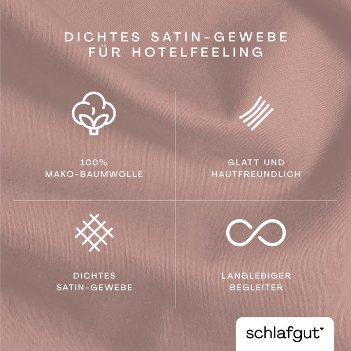 Image du produit schlafgut Woven Satin (Housse de couette, 80 x 80 cm)