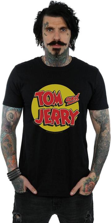 Actual product image Tom & Jerry Mens Circle Logo T-Shirt (XXL)
