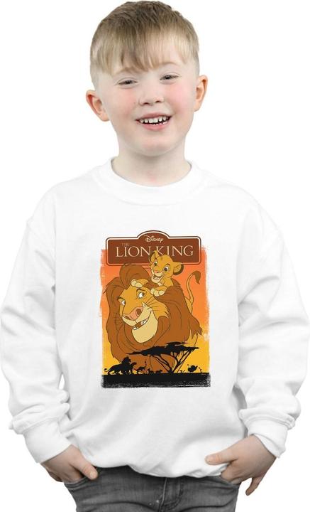 Actual product image Disney Boys The Lion King Simba And Mufasa Sweatshirt (152, 158)