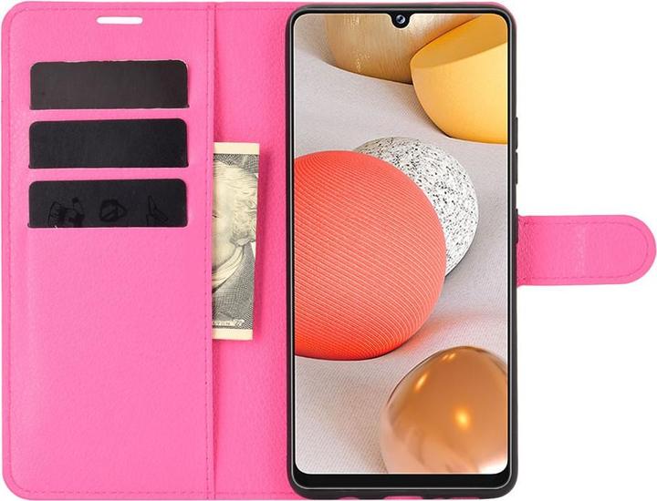 Produktbild Cover-Discount Galaxy A42 - Leder Etui Hülle pink (Samsung Galaxy A42 5G)